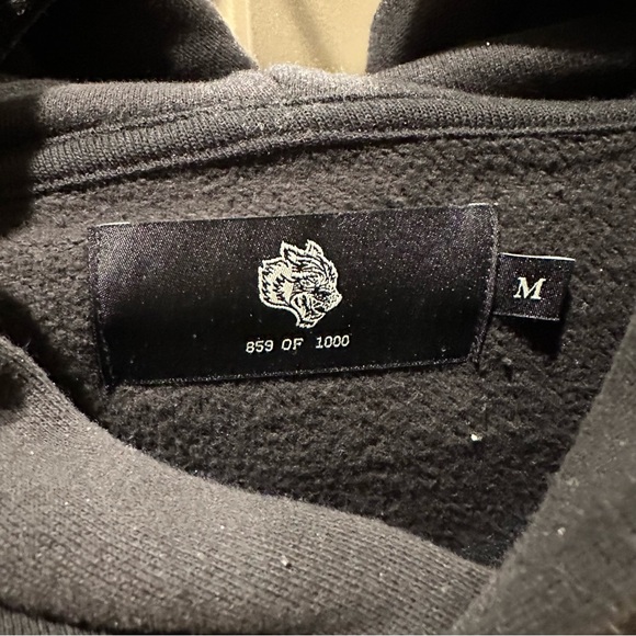 NEW Darc Sport Hoodie Black Medium Heaven Has to Wait - Picture 5 of 5